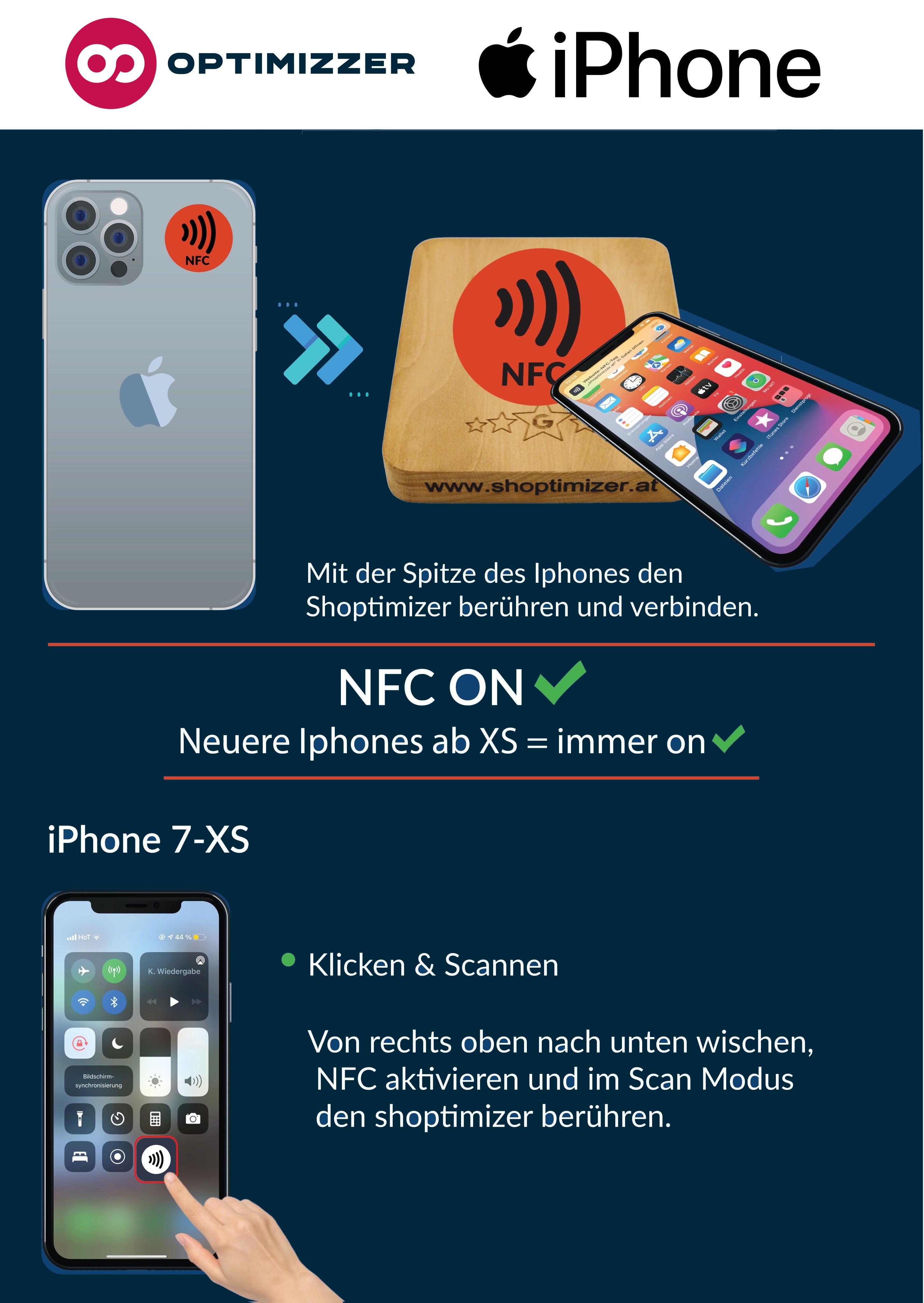 istruzioni shoptimizer iPhone